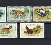 Äthiopien MiNr. 532-536 und 464-568 Tiere, 2 Sätze postfrisch Tiere