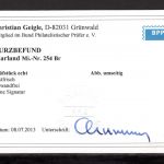 Saarland MiNr. 252-254 Br postfrisch 254 Kurzbefund Geigle