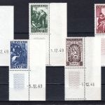 Saarland MiNr. 267-271 Br postfrisch Fotoattest Geigle