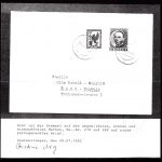 Saarland MiNr. 289 u. a. Mischfrankatur Altbefund Ney