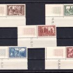 Saarland MiNr. 299-303 Br postfrisch Volkshilfe, Fotobefund Geigle