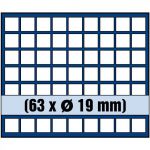 Safe COIN Box für 63 Münzen à 19 mm Ø Nr. 8319 Neu