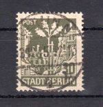 SBZ Berlin Brandenburg MiNr. 7 A b wa z gestempelt geprüft Jasch