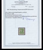 SBZ Mecklenburg-Vorpommern MiNr. 32 y b postfrisch Fotoattest Kramp