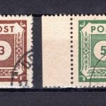SBZ Ost-Sachsen MiNr. 56 - 57 b postfrisch geprüft Ströh