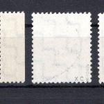 SBZ Provinz Sachsen MiNr. 75 Xb, 76 Xc, 84 Xa gestempelt geprüft