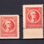 SBZ Thüringen MiNr. 97 A X b t + ba t postfrisch geprüft Ströh