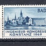 franz. Zone Baden MiNr. 46 II Bogenrand postfrisch geprüft Schlegel