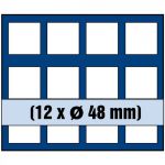 Safe COIN Box für 12 Münzen à 48 mm Ø Nr. 8348 Neu