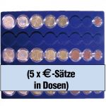 Safe COIN Box für 5 kompl. Eurosätze in Kapseln Nr. 8339 Neu