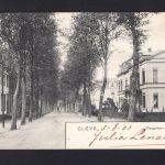 AK Cleve (Kleve) Niederrhein 1903 Tiergartenstrasse