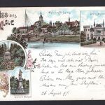 AK Cleve (Kleve) NRW 1897 Schloss Moyland, Lohengrin Denkmal, etc.