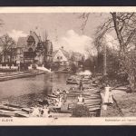 AK Cleve (Kleve) NRW 1920 Kahnstation am Karmisdahl