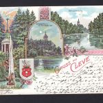 AK Cleve (Kleve) NRW 1903 Amphietheater, Schwanenburg