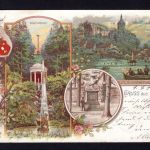 AK Cleve (Kleve) NRW 1899 Moritz Denkmal, Amphietheater, Schwanenburg