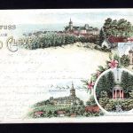 AK Cleve (Kleve) NRW 1897 Totalansicht, Amphietheater, Aussichtsturm