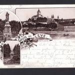 AK Cleve (Kleve) NRW 1894 Lohengrin Denkmal, Schwanenburg, Amphietheater