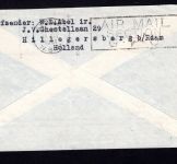 Niederlande Erstflugbeleg Niederlande-Australien 25. April 1931