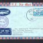 Neuseeland Erstflugbeleg Neuseeland-Australien 17. Februar 1934