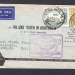 Australien Erstflugbeleg Australien-Neuseeland 12. April 1934