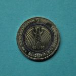 Bund 2016 F 5 Euro Planet Erde blauer Polymerring unzirkuliert