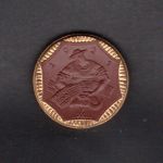 Freistaat Sachsen 1921 Notmünze Böttger Steingut 10 Mark