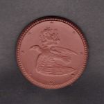 Medaille Städt. Volksbücherei Meissen Los Nr. 27032, Steingut