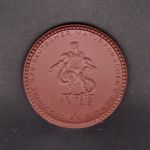 Medaille 1922 Ges. dt. Naturforscher u. Ärzte, F. Kohl-Leipzig, Steingut