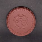 Medaille 1922 Ges. dt. Naturforscher u. Ärzte, F. Kohl-Leipzig, Steingut