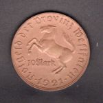 Provinz Westfalen 1921 10 Mark