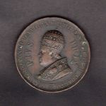 Vatikan Medaille Papst Pius IX., Bronze