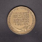 Weimar Medaille 1923 am 1. Dezember kostete 1 Pfund Brot ....