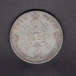 Preussen 1861 Krönungstaler Wilhelm und Augusta vz-st