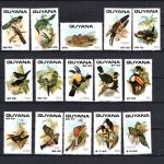 Guyana MiNr. 3184-3210 Heimische Vogelarten, Satz postfrisch Tiere