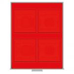 Lindner D-Box Hellrot Standard 2804 Neu