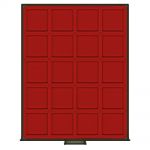 Lindner D-Box Dunkelrot Rauchglas 2870 Neu