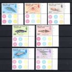 Brit. Terr. Ind. Ozean MiNr. 108-123 Meerstiere, Satz postfrisch Tiere