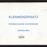 Österreich 1984 Kursmünzensatz 2 Groschen - 20 Schilling in Hartbox PP