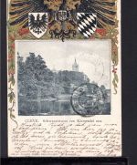 AK Cleve (Kleve) NRW 1901 Blick von Kirmesdal auf Schwanenburg