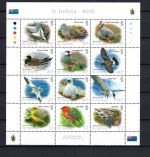 St. Helena MiNr. Heimische Vögel 2015, Satz + Kleinbogen postfrisch Tiere