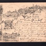 AK Cleve (Kleve) NRW 1896 Hotel Prinzenhof, Hotel Robbers, Hotel Maywald