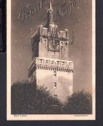 AK Cleve (Kleve) NRW 1926 Neujahrskarte mit Schwanenturm