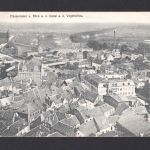 AK Cleve (Kleve) NRW 1908 Panorama mit Kanal aus der Vogelschau