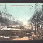 AK Cleve (Kleve) NRW 1906 Schwanenburg vom Kermisdal aus, coloriert