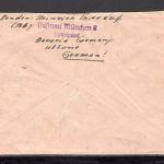 franz. Zone Baden + RP MiNr. 35 + 41 Mischfrankatur auf Luftpost