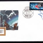 Sowjetunion MiNr. 4343 FDC Autogramme von A. Gubarev und G. Grechko
