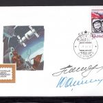 Sowjetunion MiNr. 4295 FDC Autogramme von P. Popovitch und Y. Artyukhin