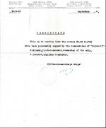 Sowjetunion MiNr. 4218 FDC Autogramme von P. Klimuk und V. Lebedev