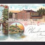 AK Cleve (Kleve) NRW 1901 Hotel Hof von Holland. J. Kock