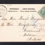 AK Cleve (Kleve) NRW 1902 Stadtausgang zum Bahnhof